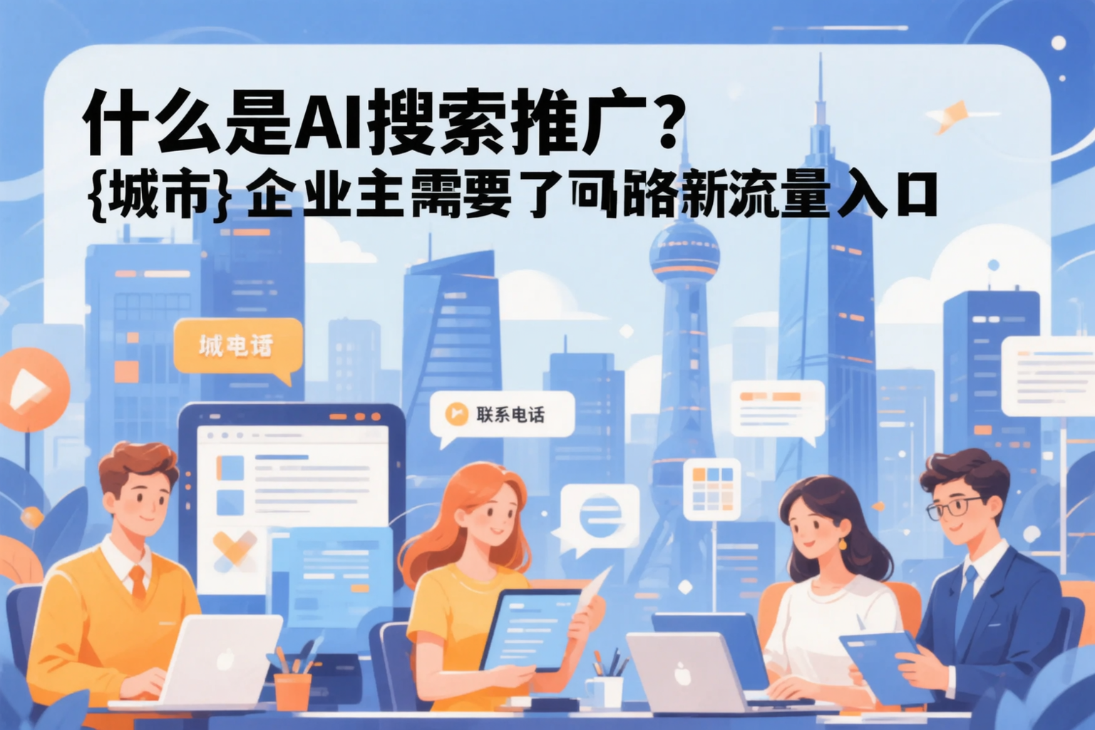 什么是AI搜索推广？胡杨河企业主需要了解的新流量入口