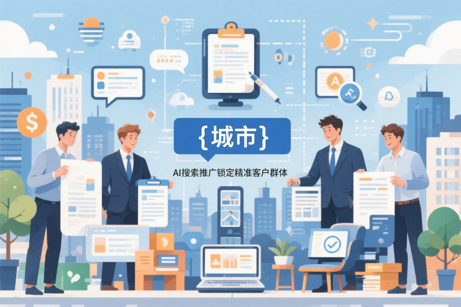 胡杨河公司如何用AI搜索推广锁定精准客户群体