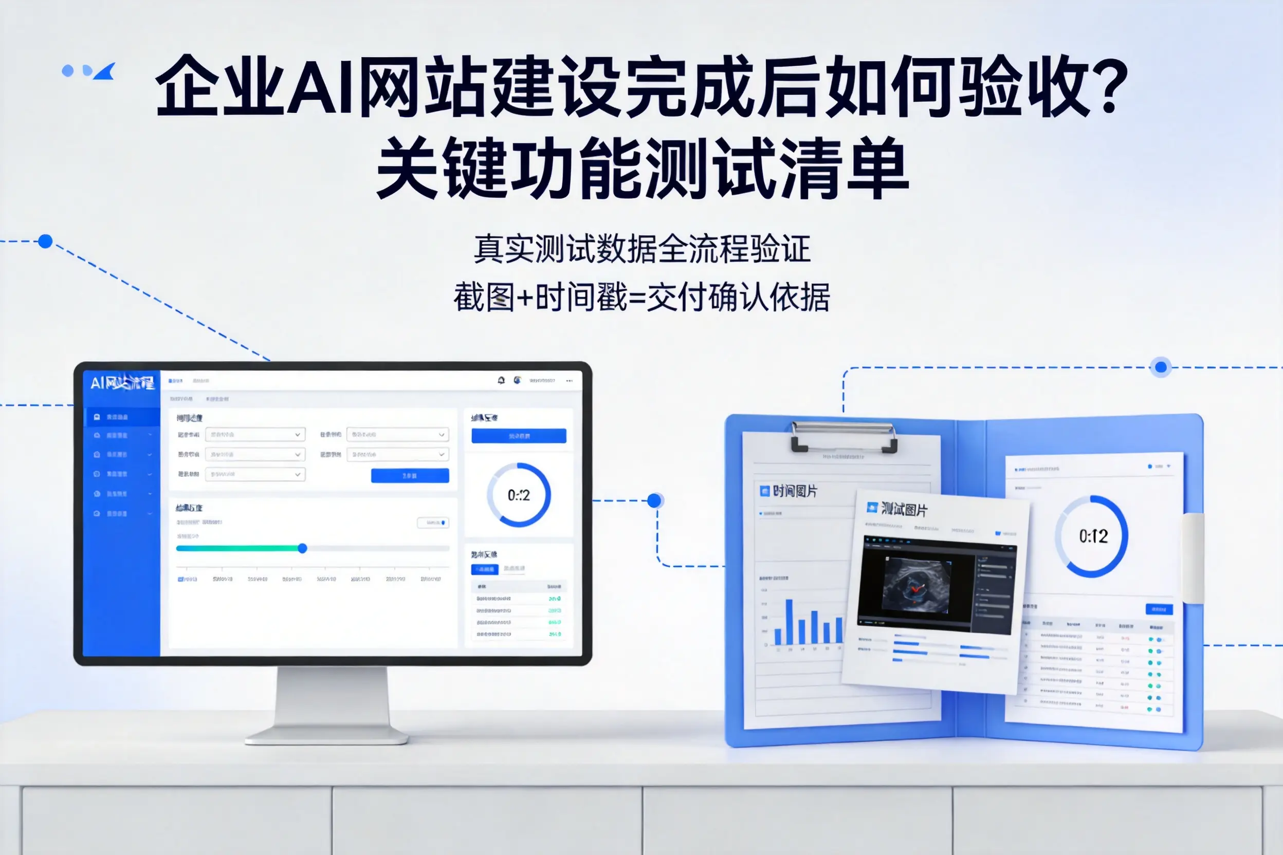 胡杨河企业AI网站建设完成后如何验收？关键功能测试清单