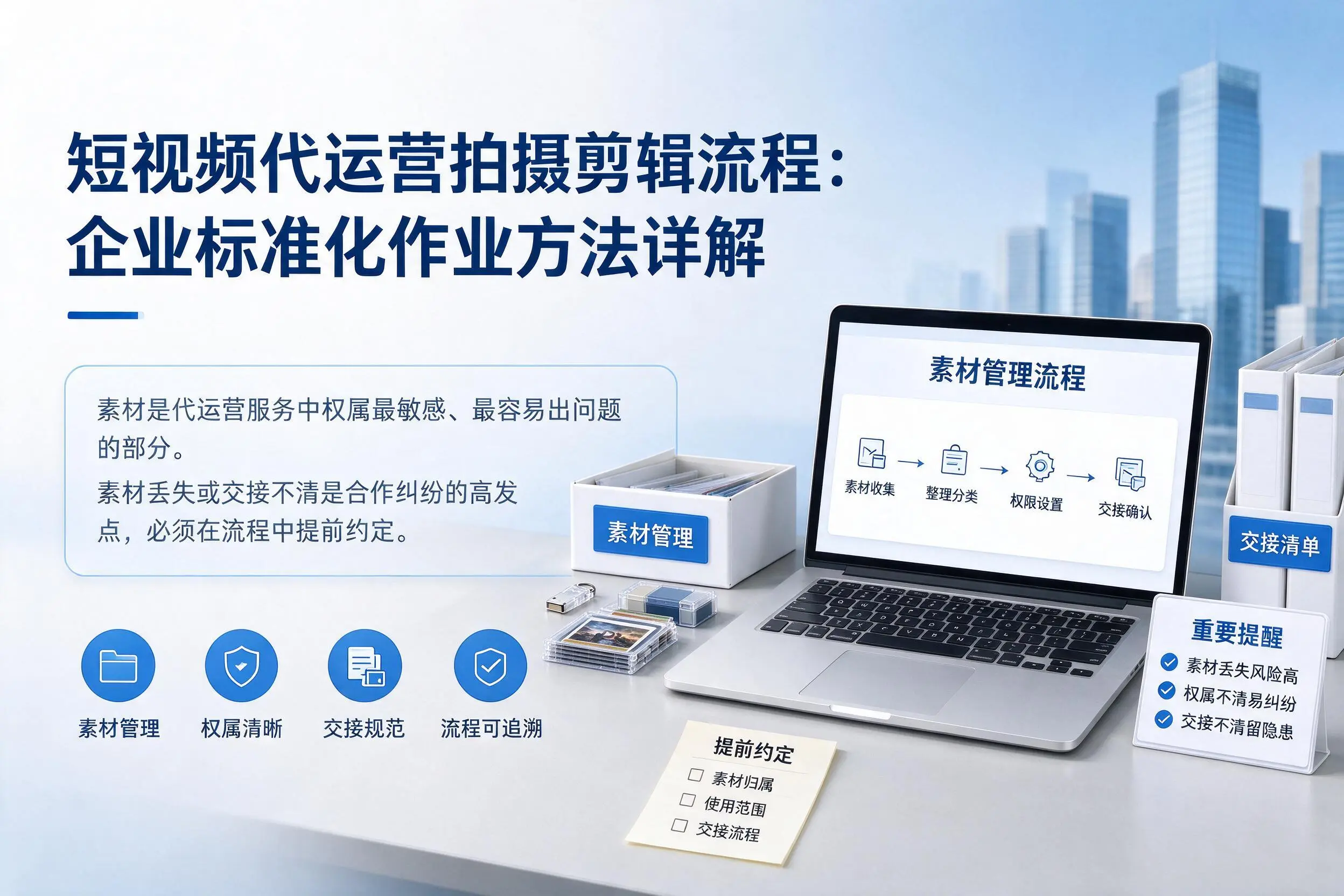 短视频代运营拍摄剪辑流程:胡杨河企业标准化作业方法详解