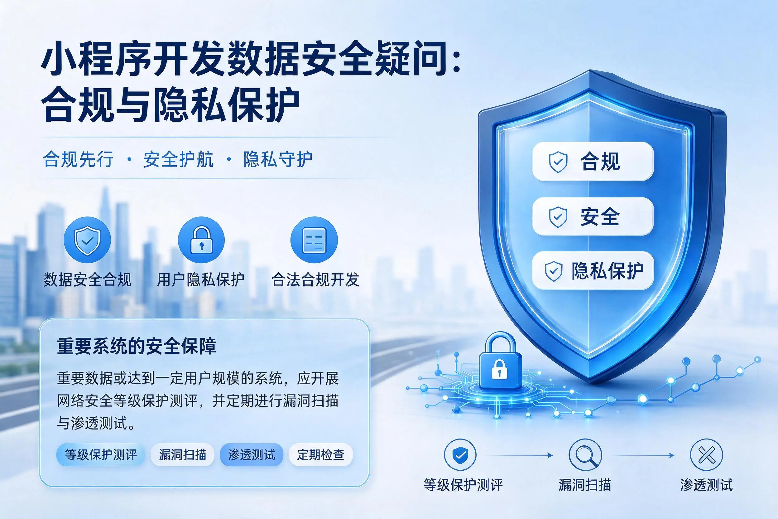 胡杨河小程序开发数据安全疑问:合规与隐私保护