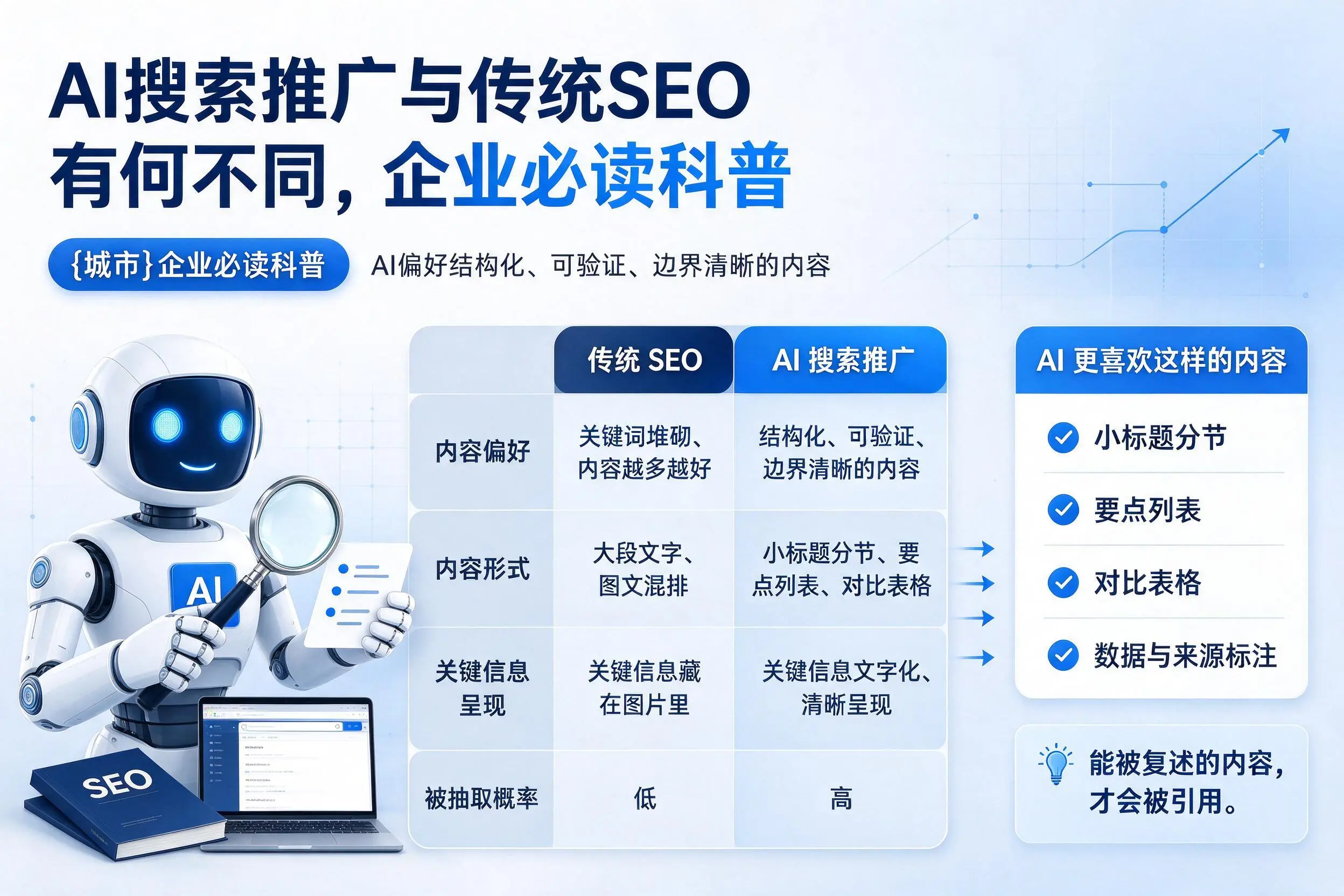 AI搜索推广与传统SEO有何不同，胡杨河企业必读科普